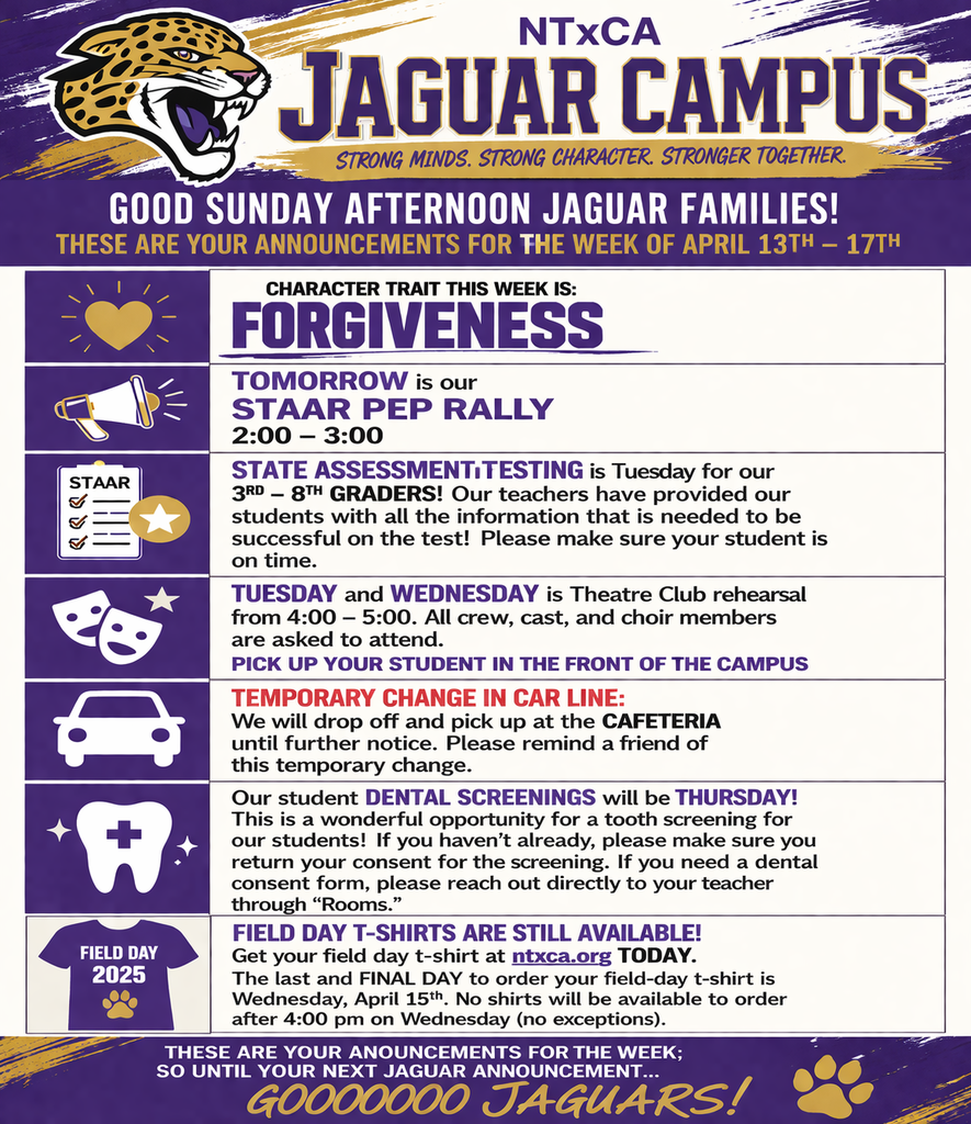 Jaguar Announcements