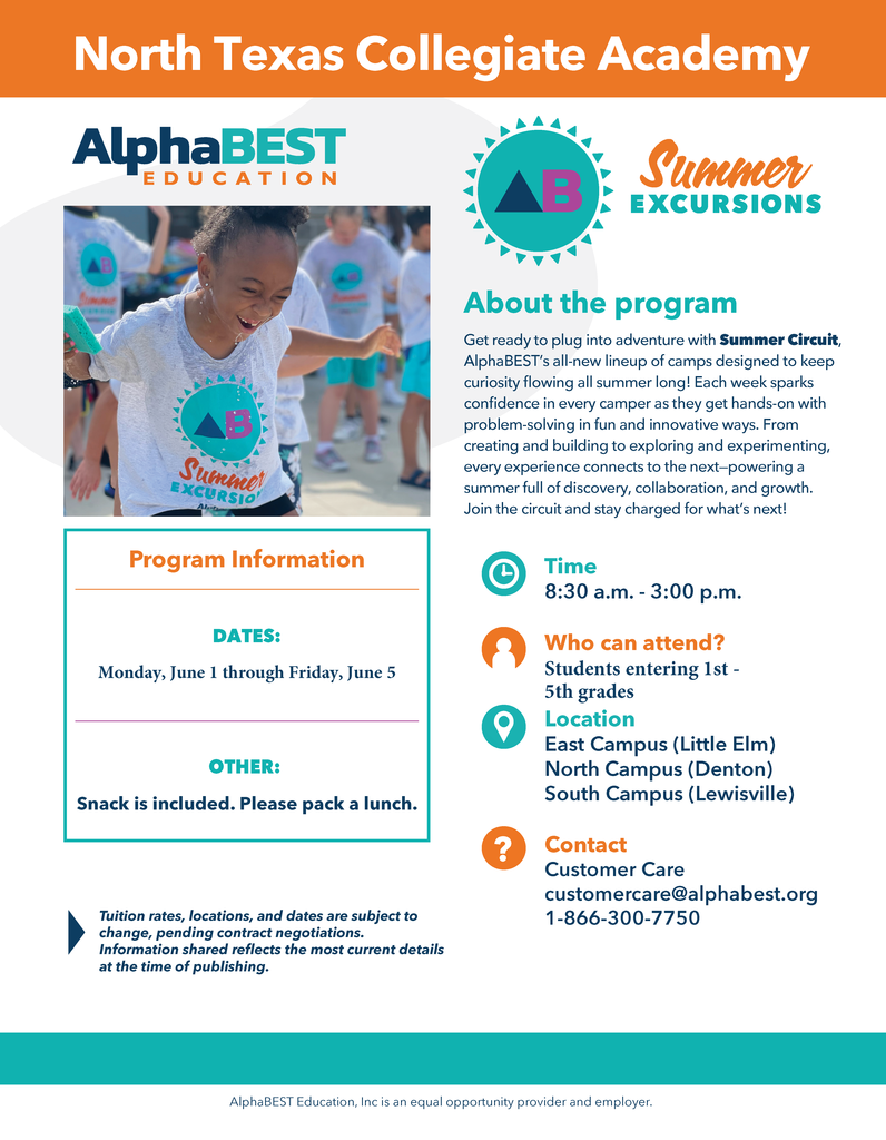 Summer Camp - English