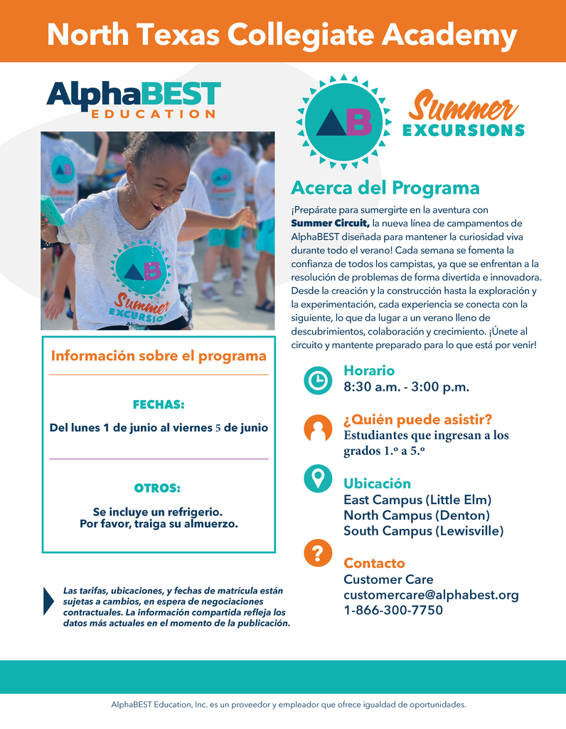 Summer Camp - Spanish