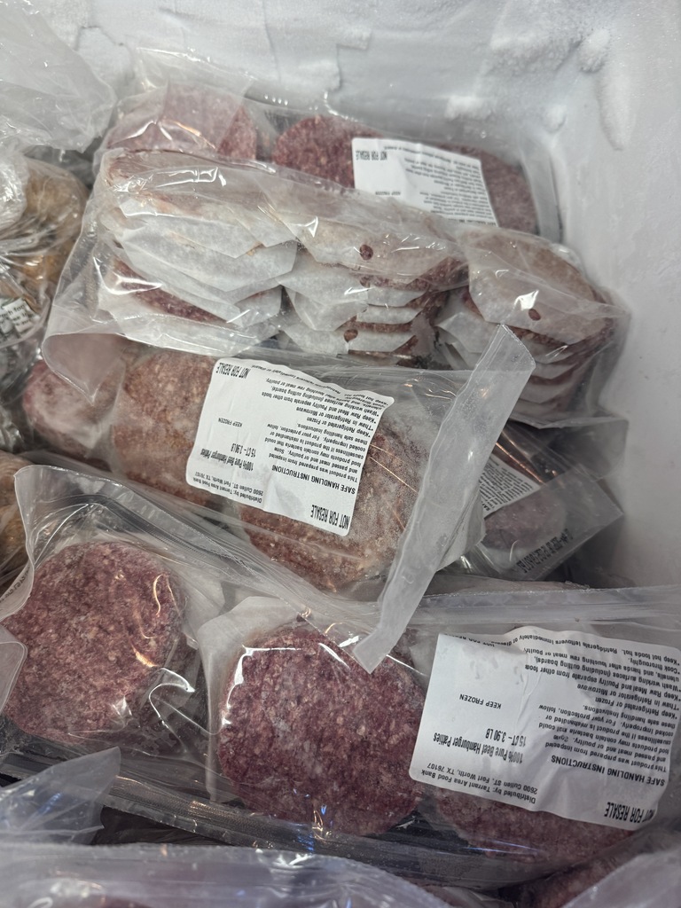 hamburger patties