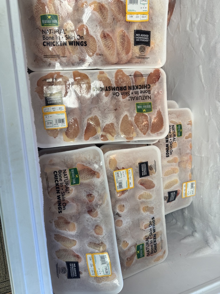 frozen chicken