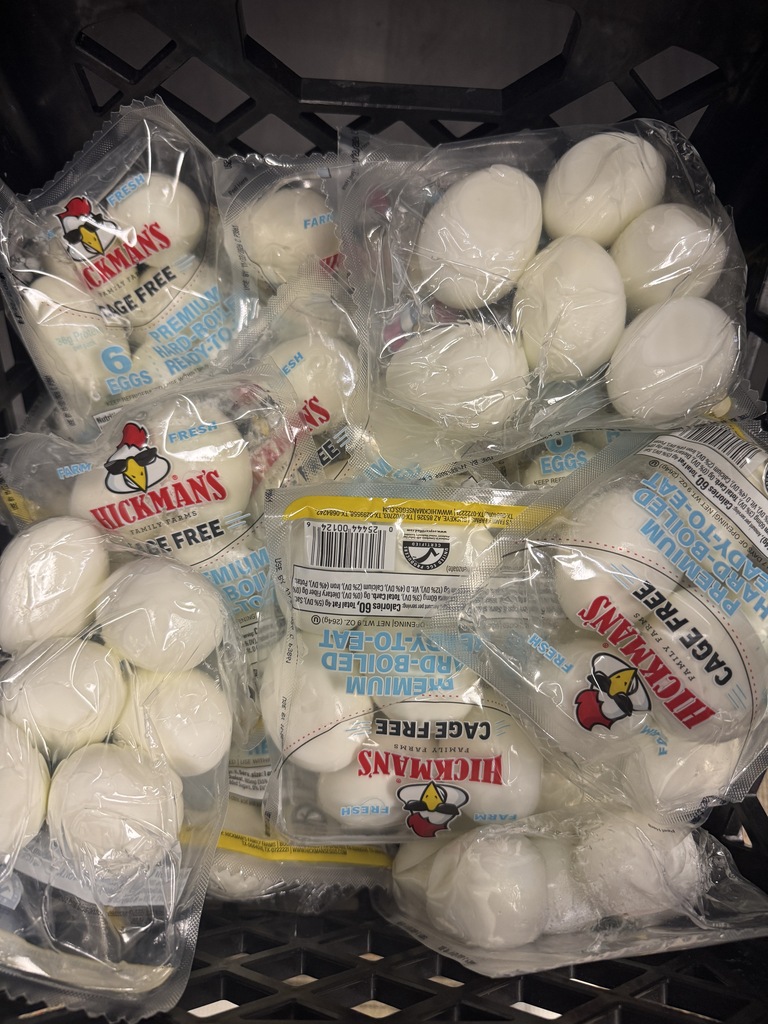 hard boiled eggs