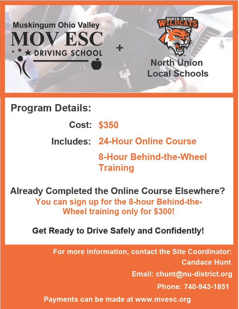 MOV ESC Driving School Information