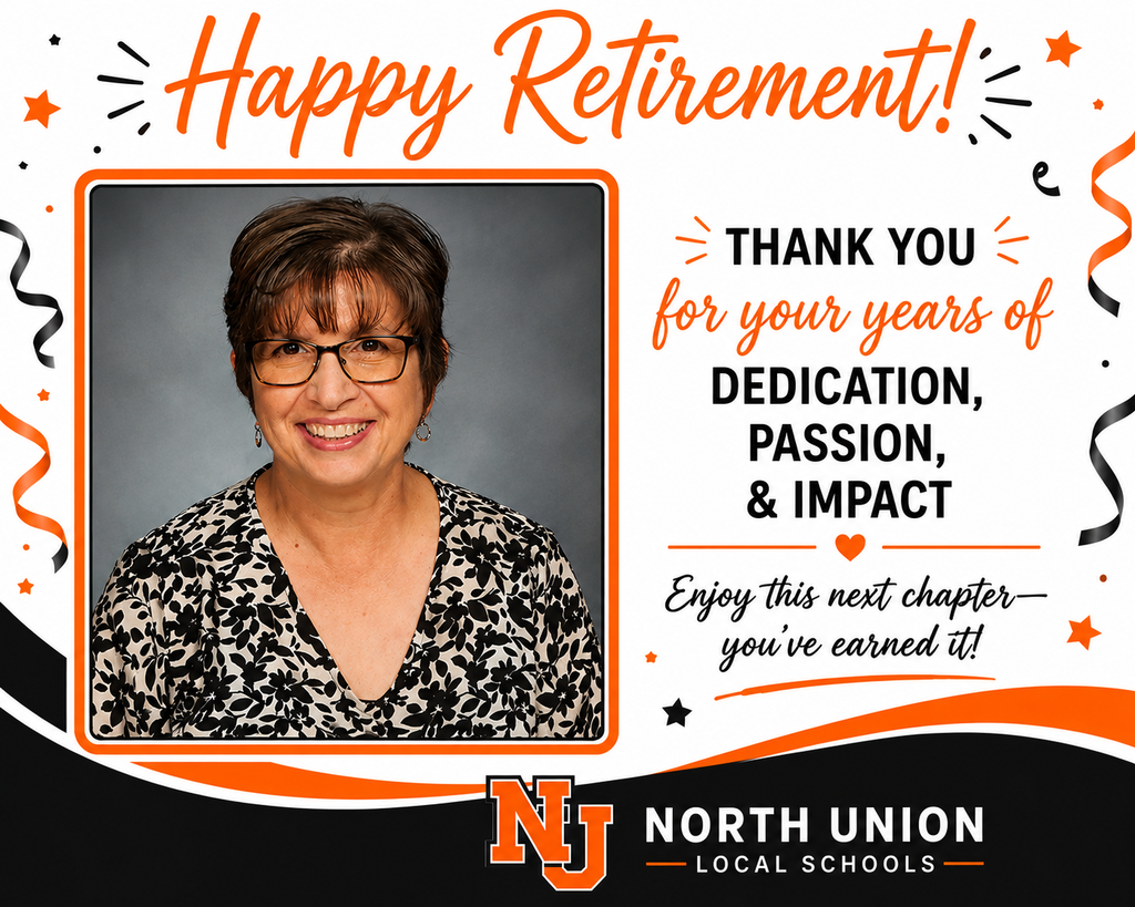 A retirement card shows a smiling woman in glasses. It reads, "Happy Retirement!" and "Thank you for your years of dedication, passion, and impact."