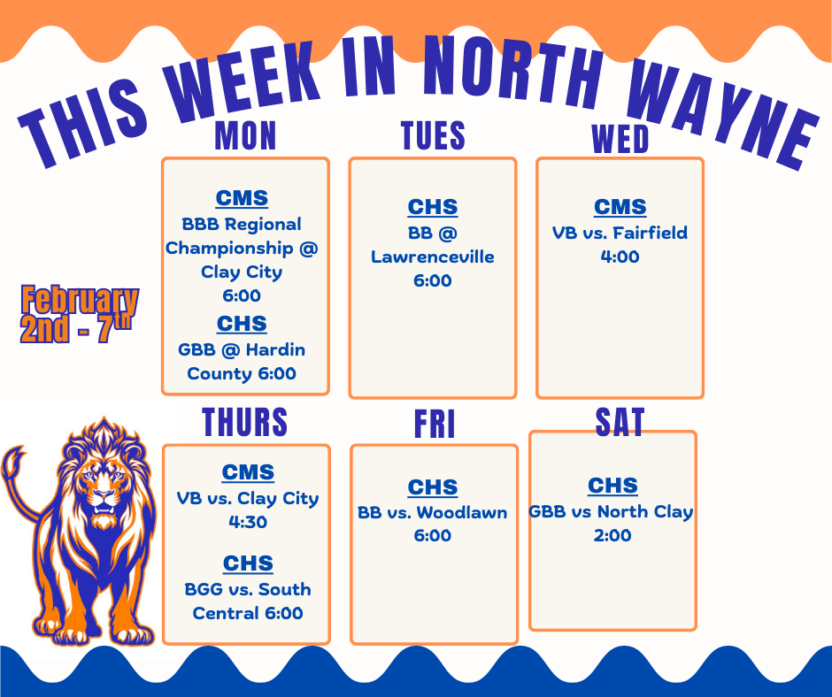 Next Week in North Wayne