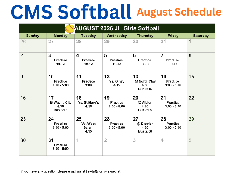 CMS Softball
