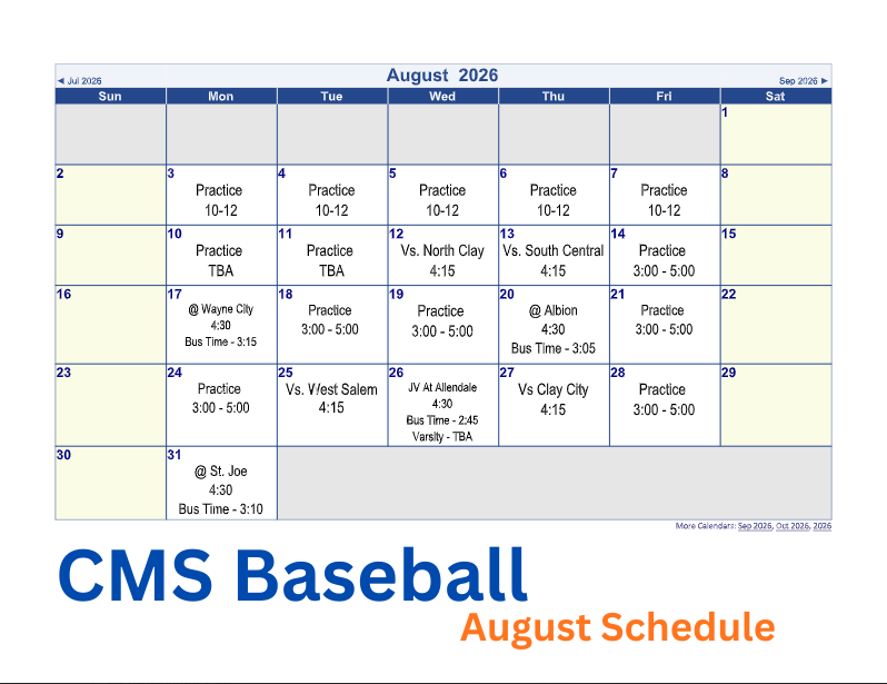CMS baseball