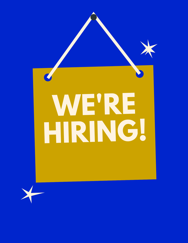 We're Hiring