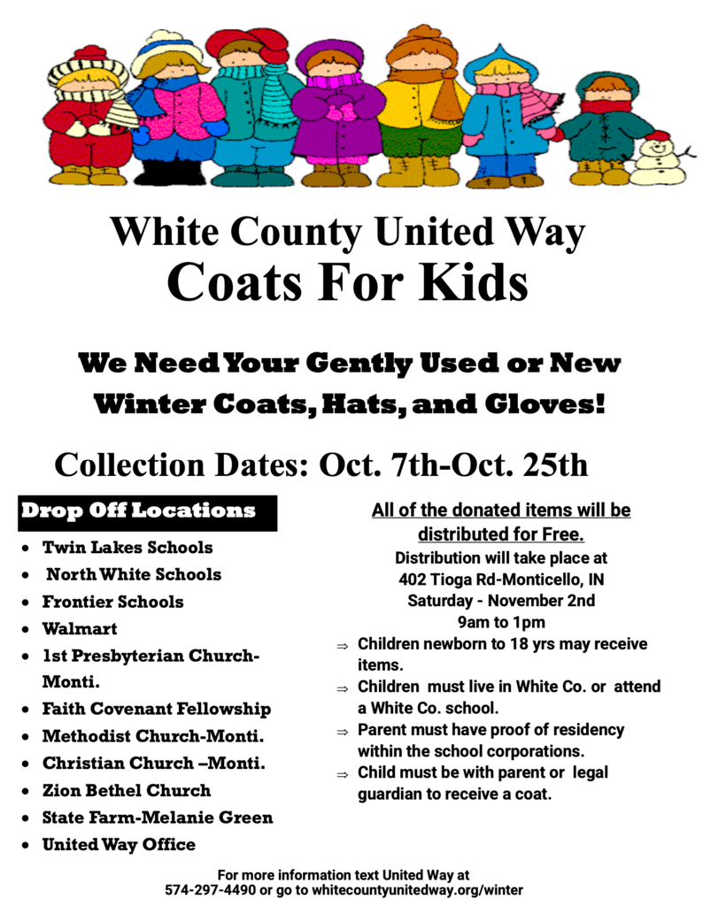 White County United Way Coats For Kids