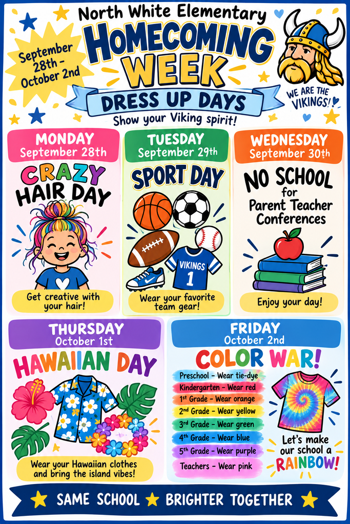 Homecoming Week-Elementary-English