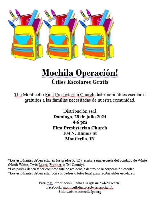 OPERATION BACKPACK! (Spanish)