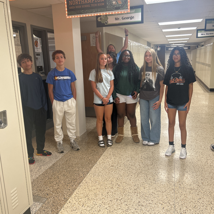 Students at Tech Room