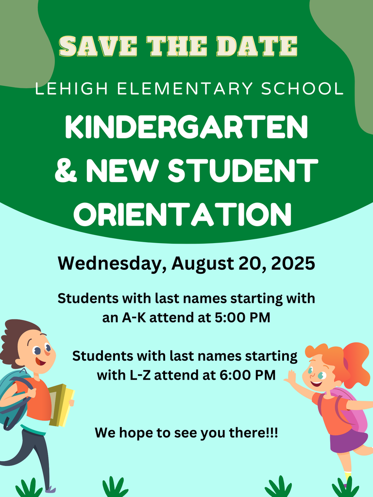 25-26 Lehigh KindergartenNew Student Orientation