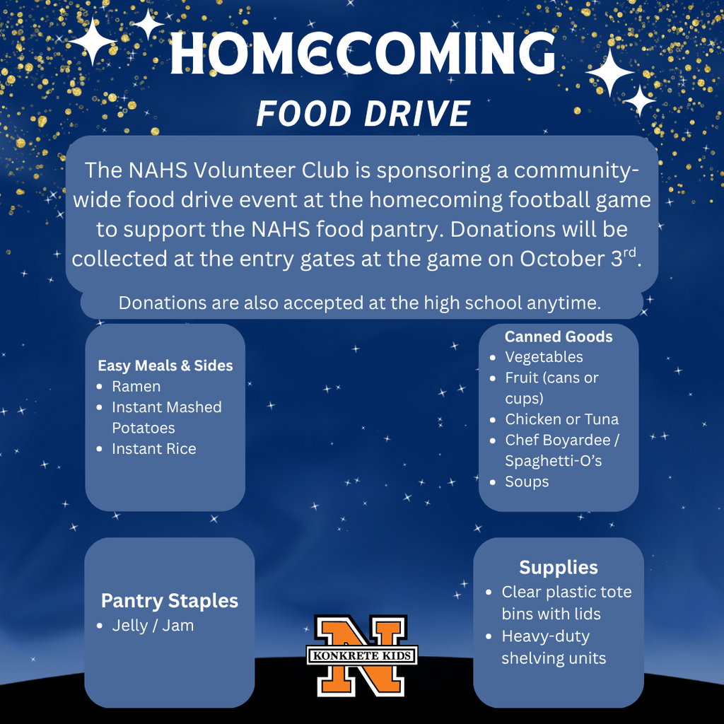 Homecoming Food Drive
