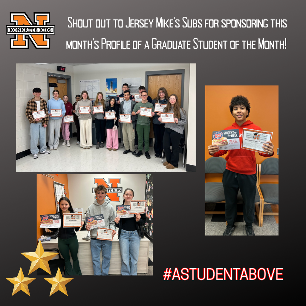 A Student Above Recognition - Thank you to Jersey Mikes Subs