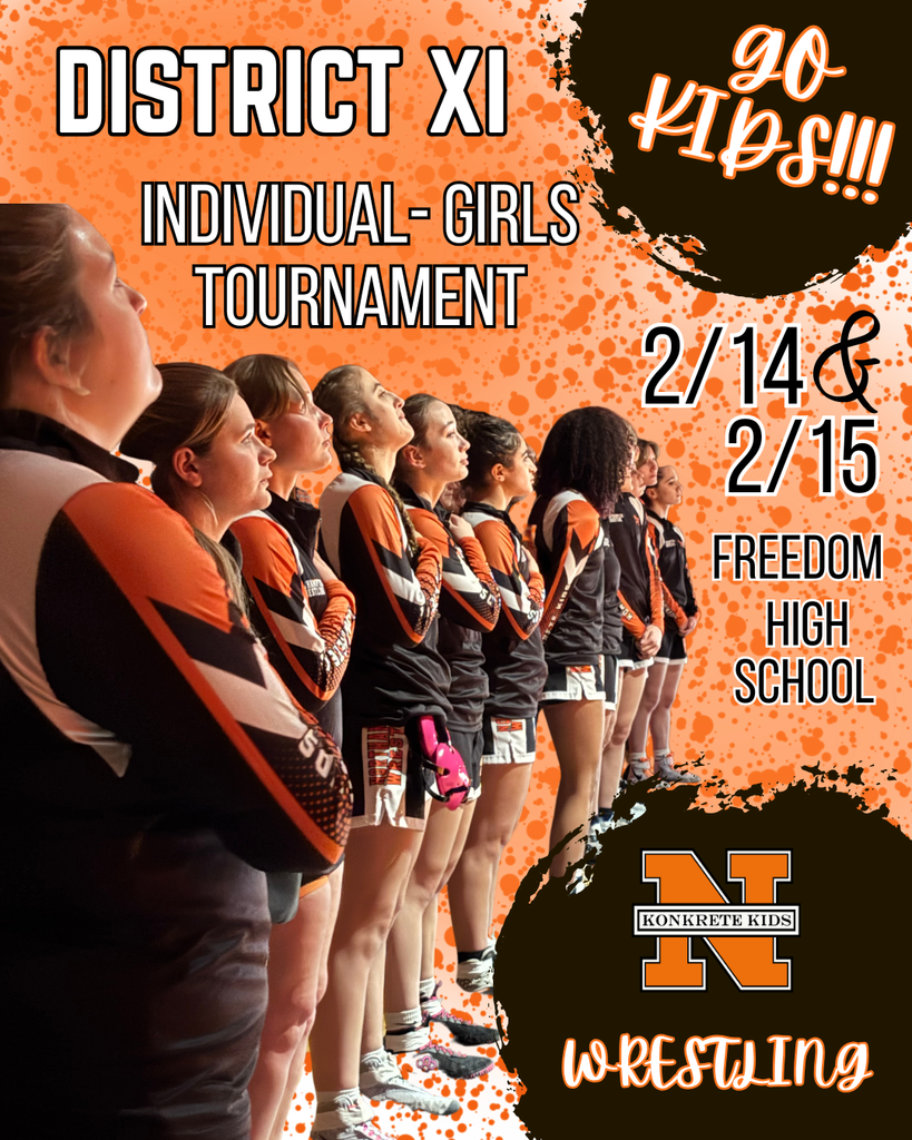 Girls District XI Wrestling Championships, 2/14 and 2/1 5 at Freedom High School