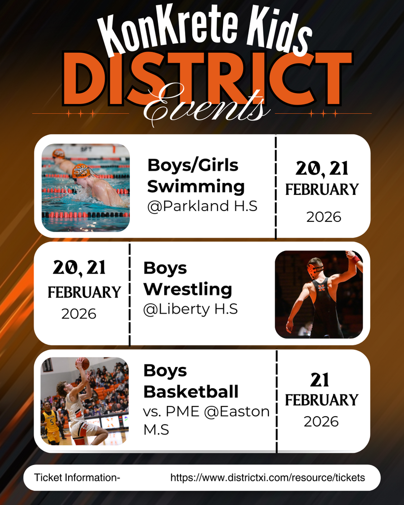 District Playoff Events this weekend.  