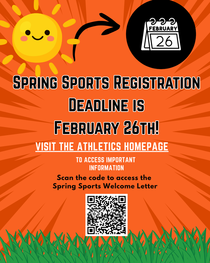 Spring Sports Registration Closing Soon. 