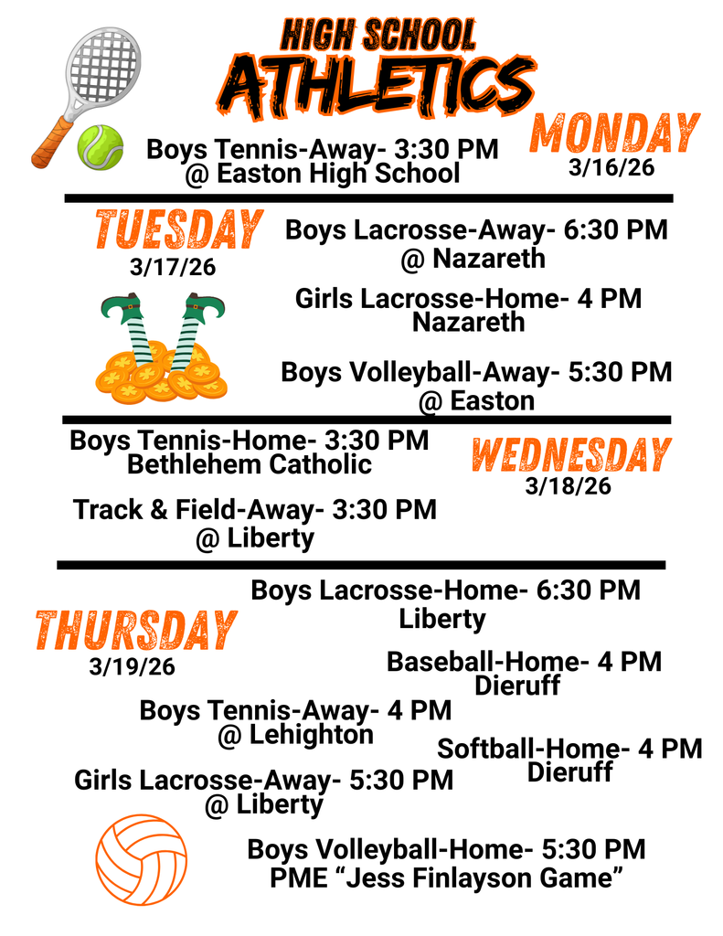 Weekly Schedule Graphic