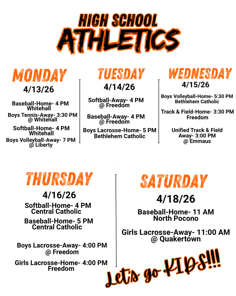 Weekly Schedule Graphic