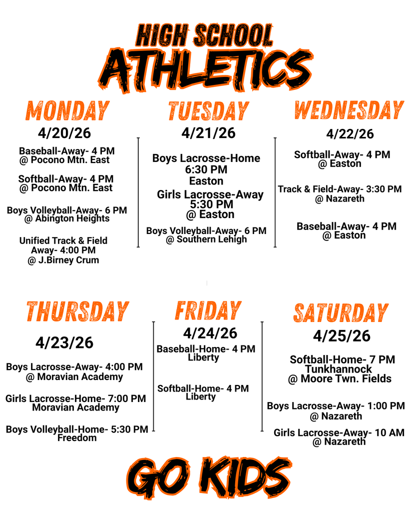 Weekly Schedule Graphic