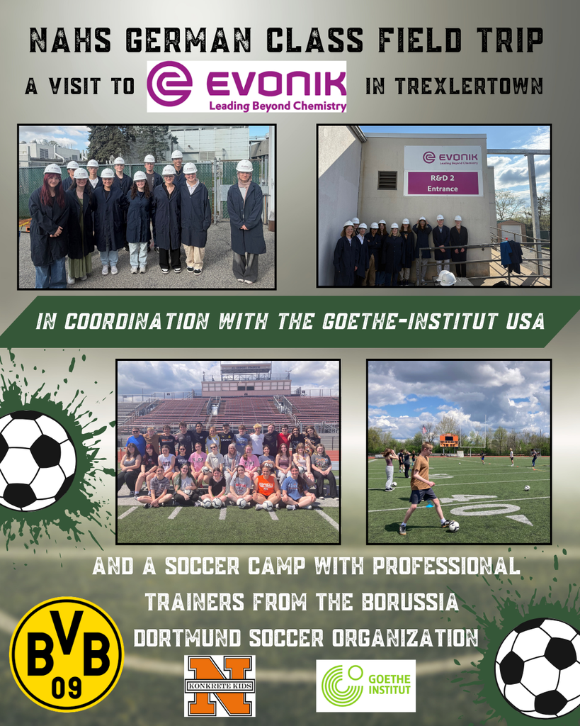 NAHS German Class field trip  - A visit to Evonik in Trexler town in coordination with the Goethe-institut USA