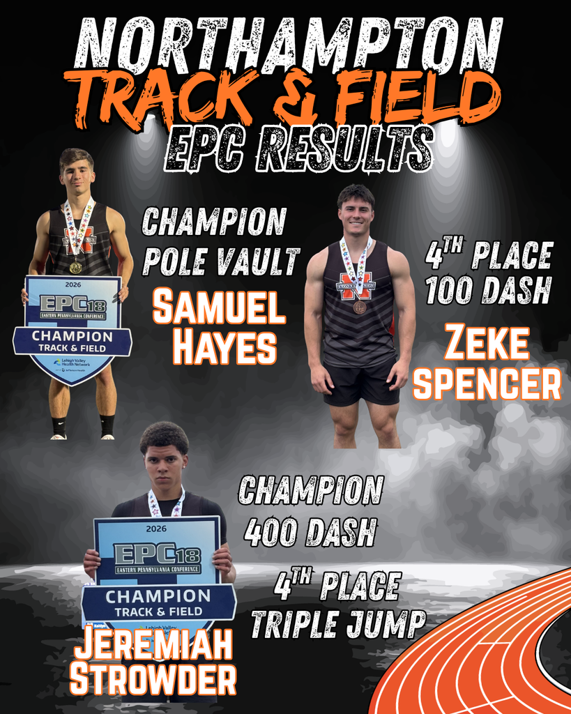 Congratulations to our Track and Field athletes who made the podium in the EPC Championship meet!  Go KIDS!!!