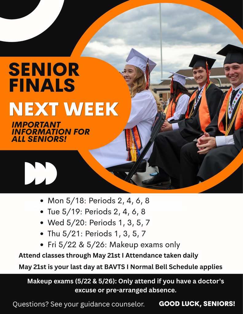 End of Year Senior Final Exams 2026