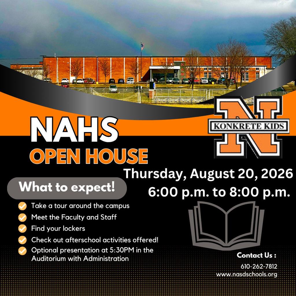 NAHS Open House 2026-27