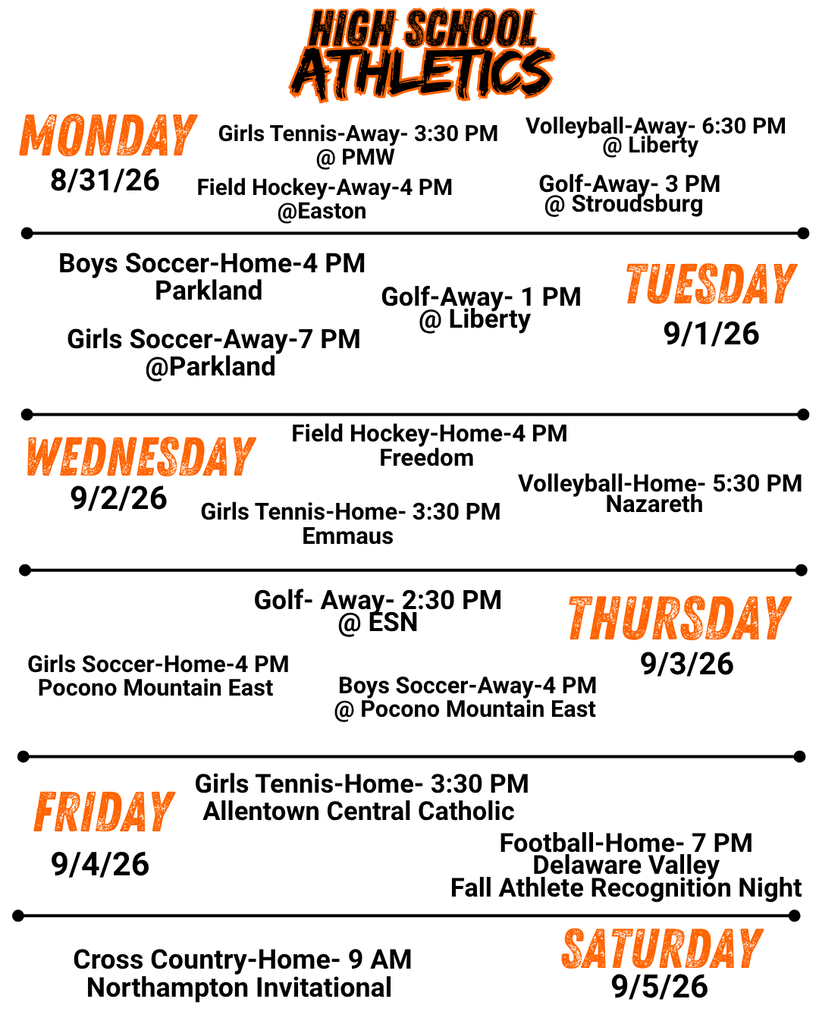 Weekly Schedule