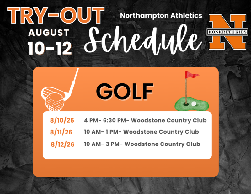 Golf Try-Out Schedule