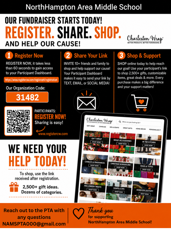 Charleston Wrap Fundraiser