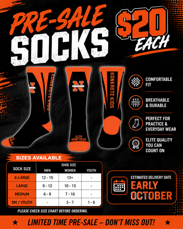 Sock presale NAMS PTA