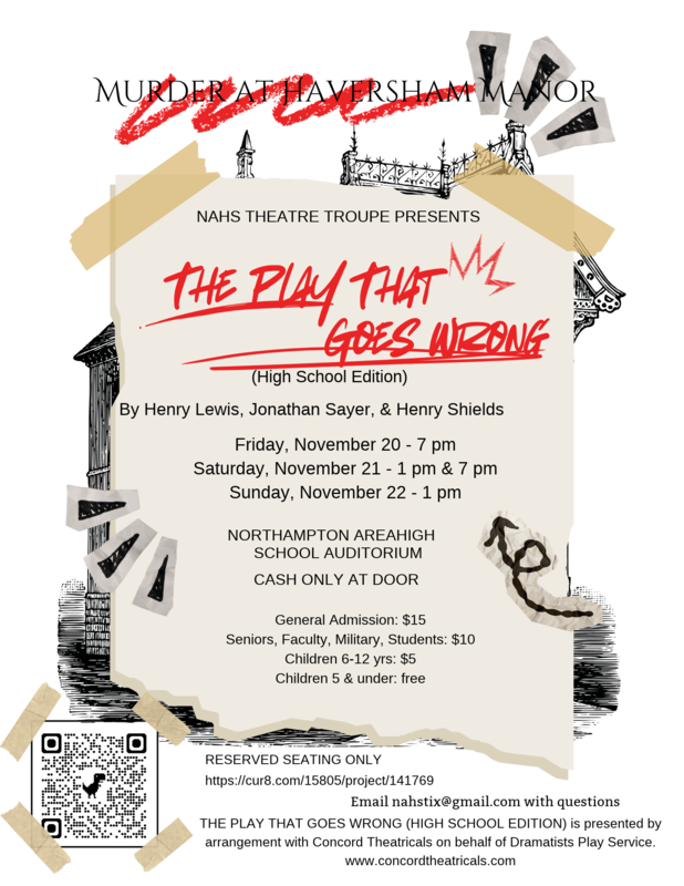 The Play that Goes Wrong Ticket flyer