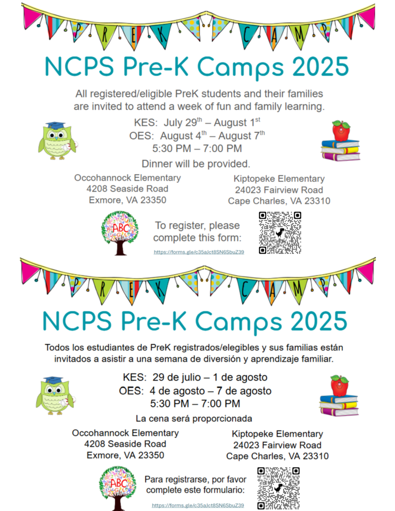 NCPS Pre-K Camp