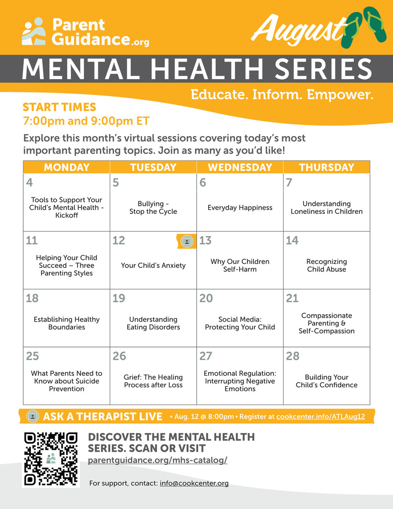 August Calendar