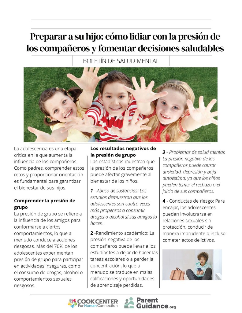 January newsletter from ParentGuidance.org-Spanish-pg 1