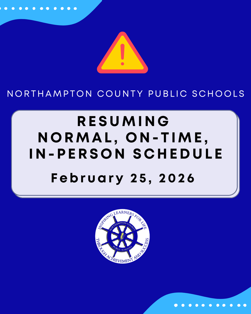 resuming normal, on time, in-person schedule tomorrow 2/25