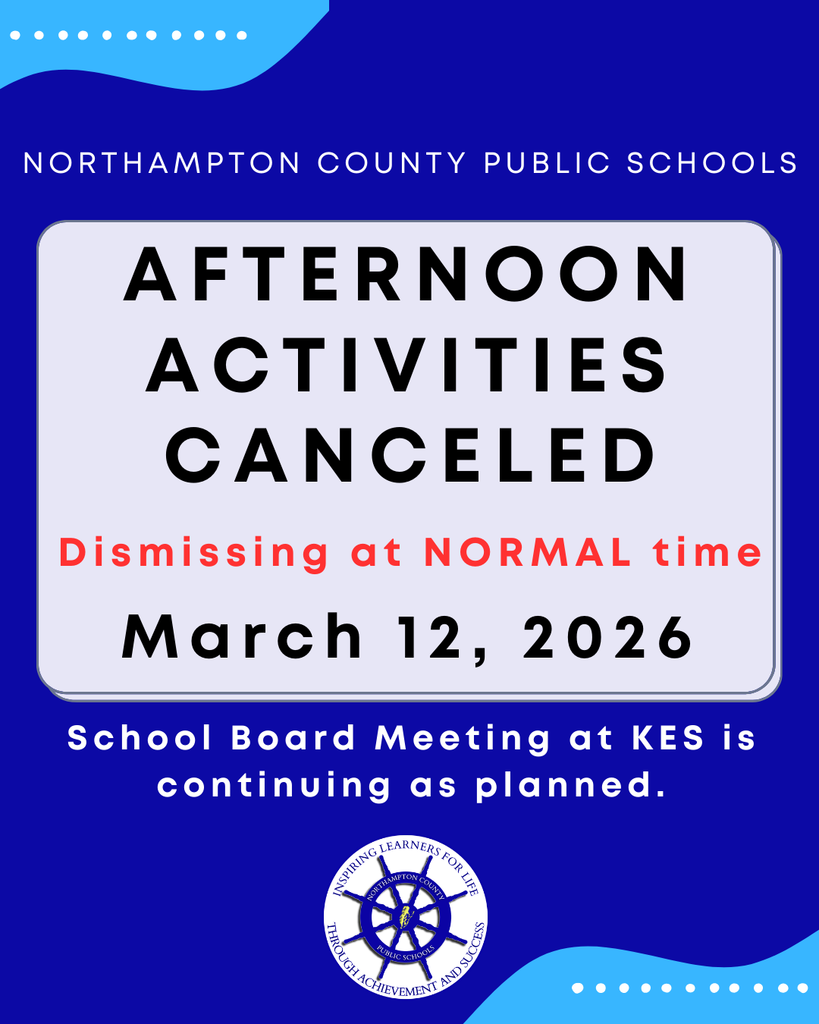 PM Activities Canceled - Dismissal at NORMAL time