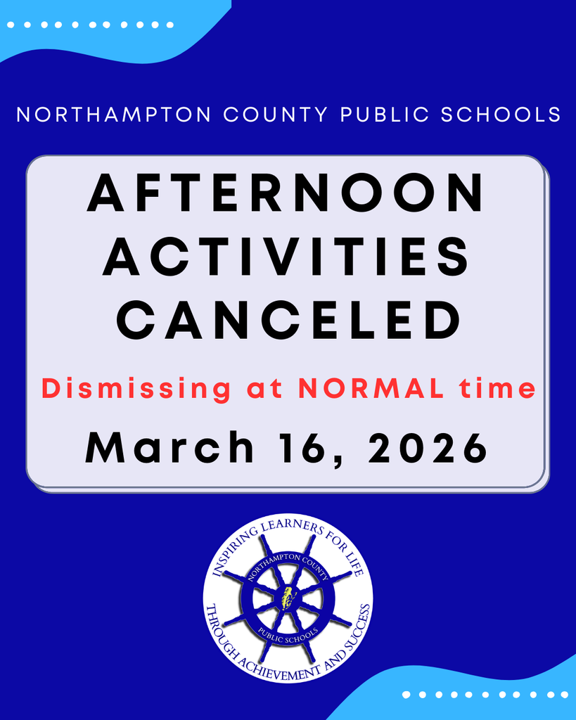 PM Activities Canceled - Dismissal at NORMAL time
