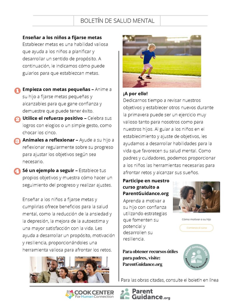 ParentGuidance April Newsletter, Page 2. - Spanish