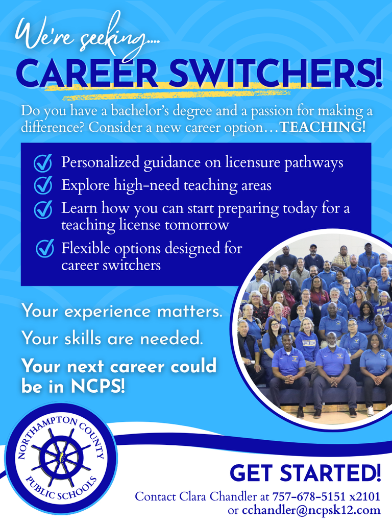 job advertisement for career switchers into teaching