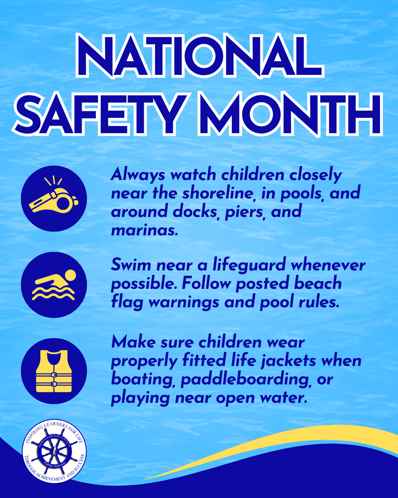 National Safety Month tips that are in the caption. (English)