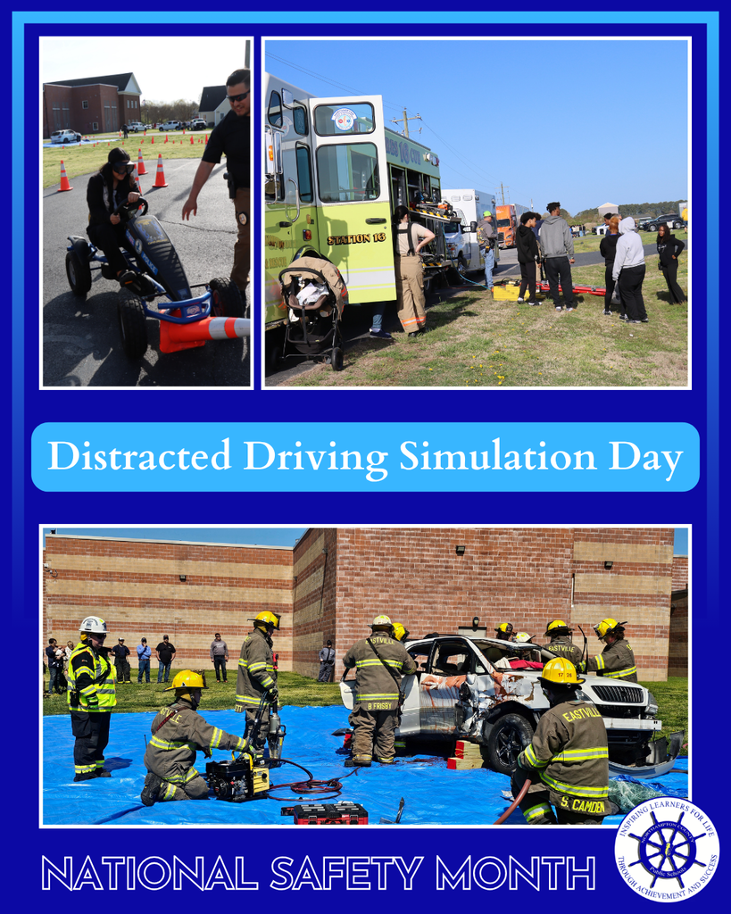 distracted driving graphic for National Safety Month - distracted driving simulation day photos
