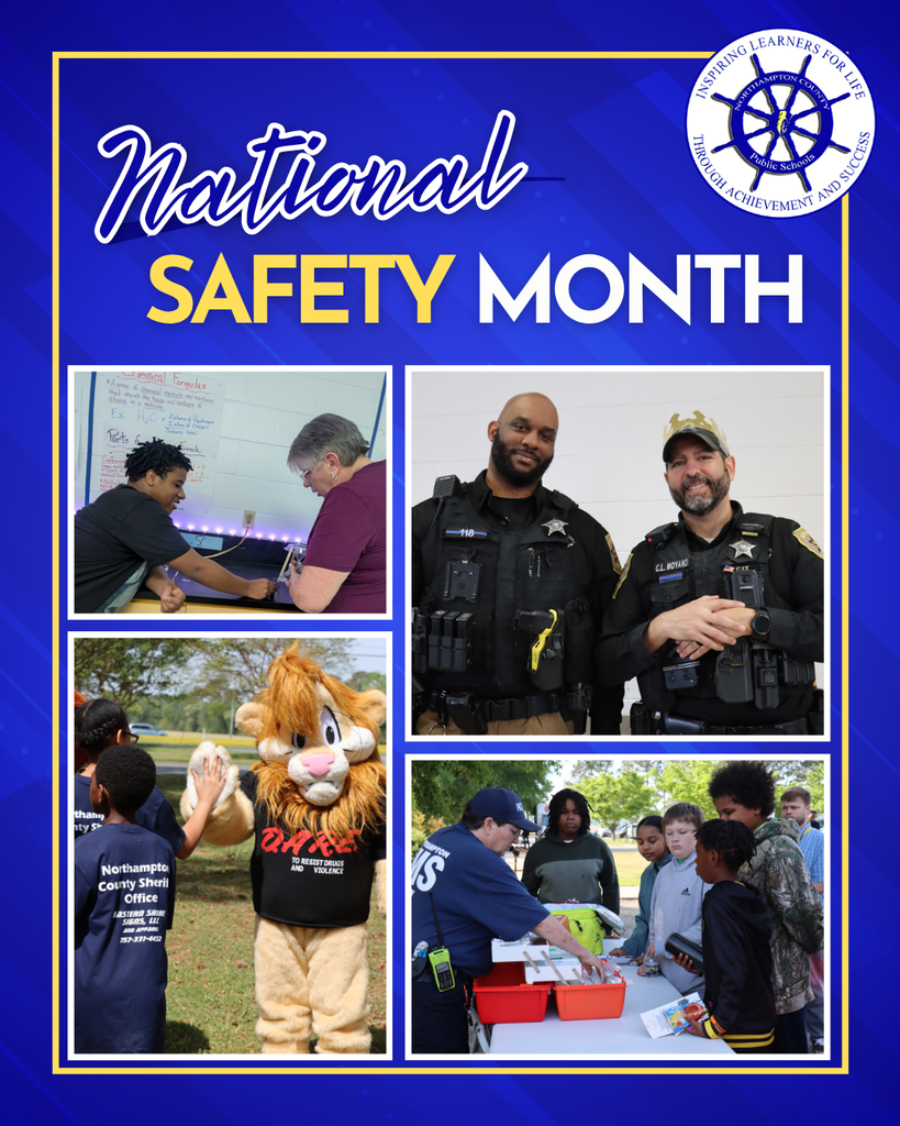 national safety month with pictures of our local law enforcement and community
