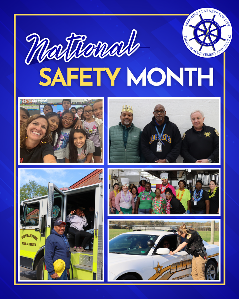 national safety month with pictures of our local law enforcement and community