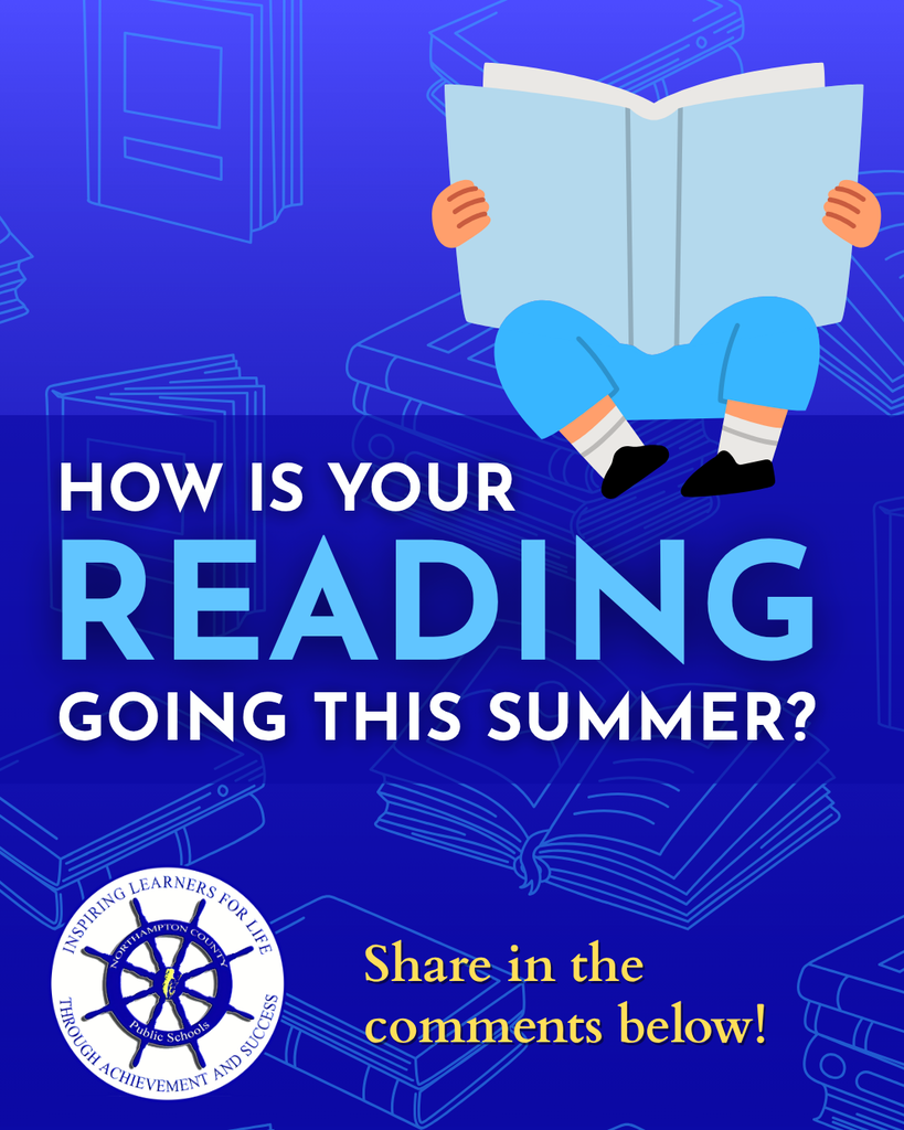 graphic about reading- how is your reading going this summer? Share in the comments below!