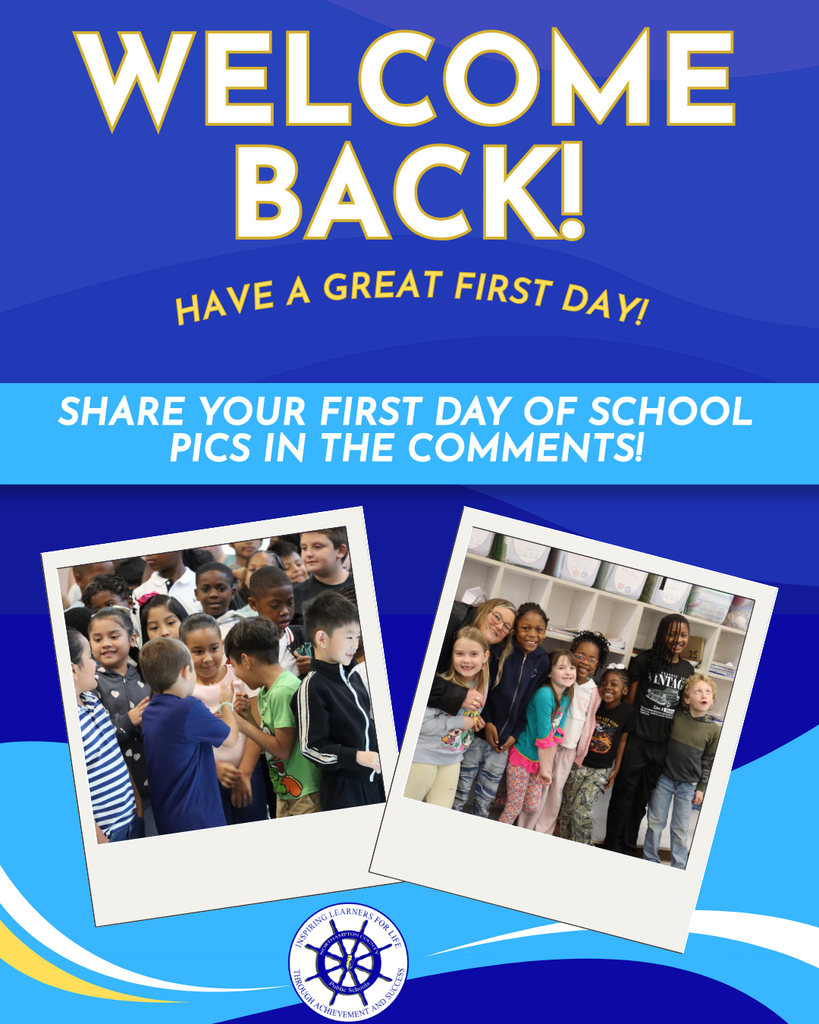welcome back! Have a great first day! Share your first day of school pics in the comments
