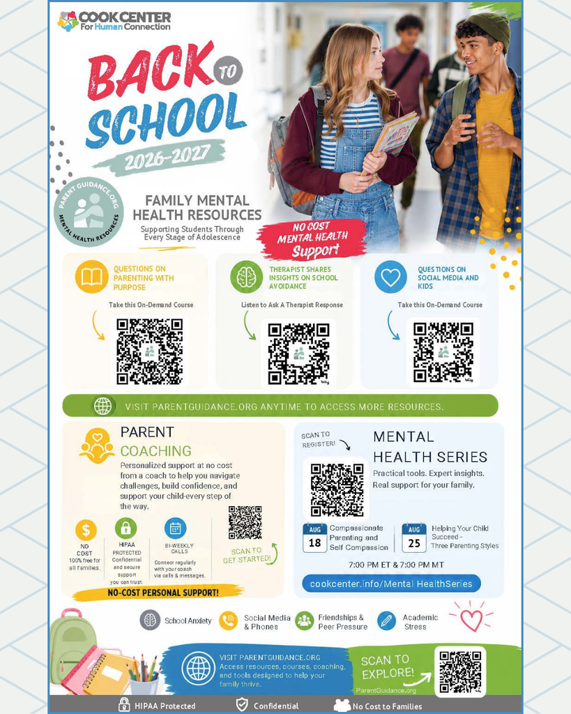 back to school parentguidance english flyer
