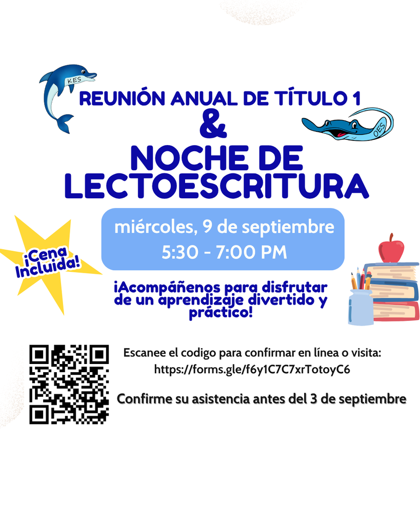 annual title 1 night and literacy night in spanish